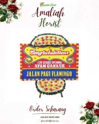 Bunga Papan Congratulation di Kanara